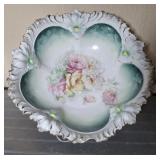 ROSE PATTERN RUFFLE RS RUSSIA DECORATIVE BOWL