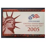 2005 US MINT SILVER PROOF SET