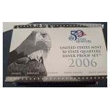 2006 SILVER STATE QUARTER SET, 8 STATE QUARTER