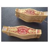 ANTIQUE SODA BOTTLE LABEL AND PACKET OF CIGAR