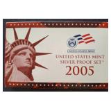 2005 US MINT SILVER PROOF SET