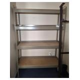 METAL STORAGE SHELF 48X18X72