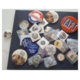 VINTAGE CAMPAIGN BUTTONS AND PINS