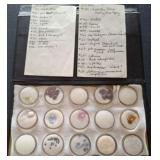 JEWELERS CASE OF GEMSTONES