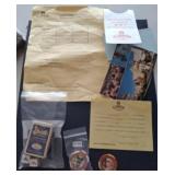 VINTAGE DICE, PLAYING CARDS, CASINO POUCH