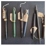 ANTIQUE FOUNTAIN PENS WITH 14 K NIBS