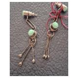 VINTAGE STERLING TURQUOISE EARRINGS