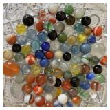 BAG OF VINTAGE MARBLES