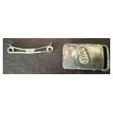 MASONIC JESTERS ROYAL ORDER STERLING BELT BUCKLE