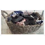 BASKET OF SCARVES, MISC