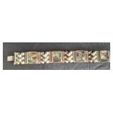 MEXICAN BRACELET UNMARKED SILVER POSSIBLY