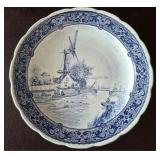 DELFTS DUTCH STYLE WALL PLATE 12IN