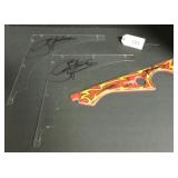 PIN BALL MACHINE GAME TRIM AUTOGRAPHED BY GENE