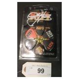 KISS GUITAR PICKS AUTOGRAPHED BY GENE SIMMONS