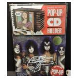 KISS POP UP CD HOLDER AUTOGRAPHED BY GENE