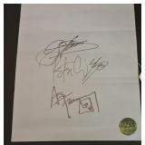 GENE, PETER, ACE, AUTOGRAPHS