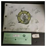 MONDAY AFTER THE MASTERS PRO-AM FLAG SIGNED