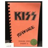 KISS REVENGE TOUR 1992 PART 2 ITINERARY BOOK