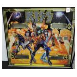 BALLYS KISS BACKGLASS AUTOGRAPHED BY GENE, PETER,