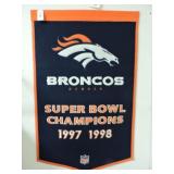 DENVER BROMNCOS SUPER BOWL CHAMPIONSIP BANNER
