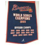 ATLANTA BRAVES WORLD SERIES CHAMPIONSHIP BANNER