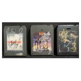 3 PC 8 TRACK TAPES AUTOGRAPHED BY PAUL STANLEY