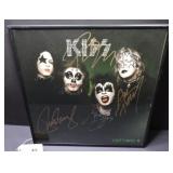 FRAMED KISS OUTTAKES ALBUM III AUTOGRAPHED BY 4