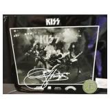 KISS PROMOTIONAL PHOTO AUTOGRAPHED BY GENE SIMMONS