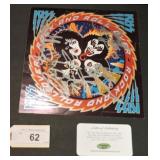 KISS ROCK AND ROLL OVER STICKER AUTOGRAPHED BY 4