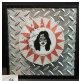 FRAMED ART BUMPER CAP AUTOGRAPHED BY ACE FREELY