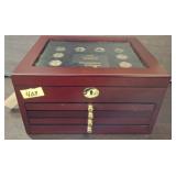 2009 TERRITORIAL QUARTER MINT SET IN DISPLAY