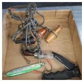 DUCK CALLS AND KNIFE