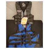 2 PC LIFE JACKETS STRIKE JET PILOT SIZE SM, JET
