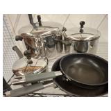 ASSORTED POTS AND PANS