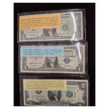 SILVER CERTIFICATE  1957, BARR NOTE, BICENTENNIAL