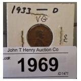 1933-D WHEAT PENNY