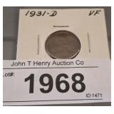1931-D WHEAT PENNY