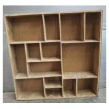 DISTRESSED WHAT NOT SHELF 32X5X32