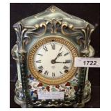 ANSONIA AMARA PORCELAIN MANTLE CLOCK