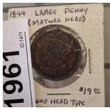 1844 LARGE PENNY