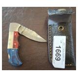 FOLDING KNIFE WITH SHEATH