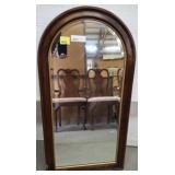 ARCHED TOP FRAMED BEVELED MIRROR