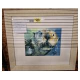 WATERCOLOR BY RON KVAJEWSKI 2009 OTTER