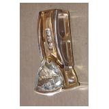 14 K GOLD PENDANT WITH CLEAR STONE 1.5G TWT