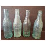 4 PC CHERO COLA VINTAGE BOTTLES