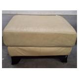 LEATHER TYPE OTTOMAN