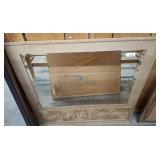 FRAMED BEVELED MIRROR
