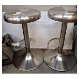 PR STAINLESS STEEL ADJUSTABLE SWIVEL STOOLS