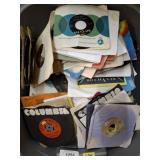 TOTE OF 45 RECORDS
