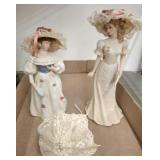 VICTORIAN PORCELAIN FIGURINES